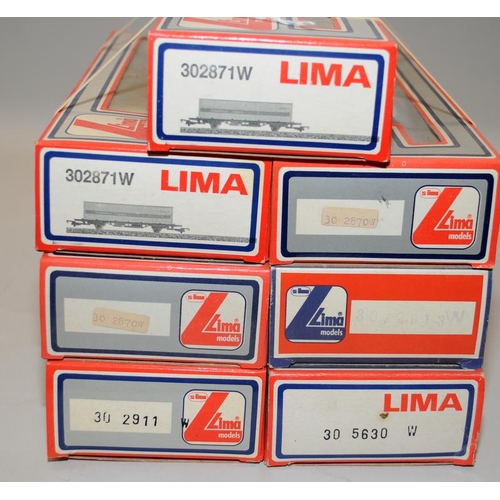 49 - Lima OO gauge goods wagons, 7 in lot, all boxed