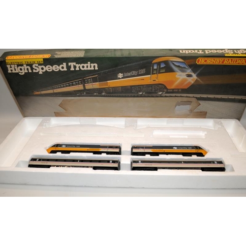 55 - 2 x Hornby OO gauge part trains sets R543 and R673, as pictured