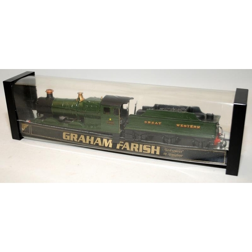 95 - Graham Farish OO gauge Steam Locomotive No.3200 in Great Western green livery. In original packaging