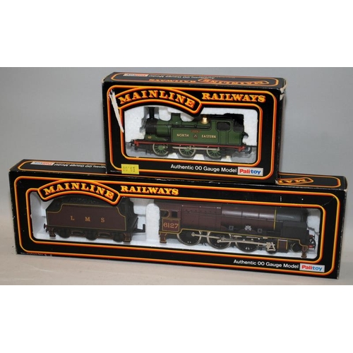 91 - Mainline Railways OO gauge North Eastern Class J72 Joem Tank ref:37067 c/w LMSR Crimson 'Old Contemp... 