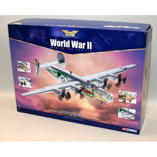 116 - Aviation Archive WWII War In The Pacific 1:72 scale Consolidated B-24J Liberator 'The Dragon and His... 