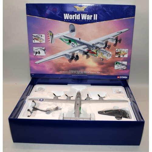 116 - Aviation Archive WWII War In The Pacific 1:72 scale Consolidated B-24J Liberator 'The Dragon and His... 