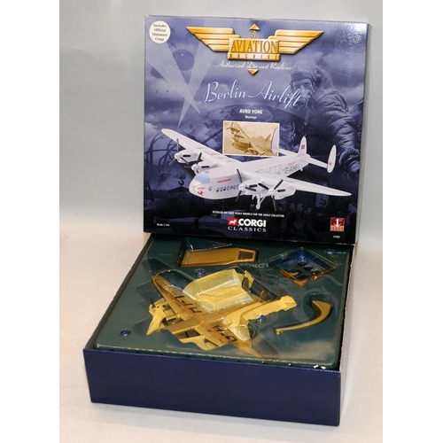 118 - Aviation Archive Die-Cast Model Aircraft: 1:144 Avro York ref:47201, 1:72 P51D Mustang ref:AA32201 a... 