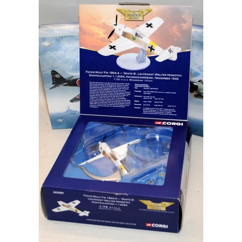 119 - Aviation Archive 1:72 Scale Die-Cast Model Aircraft: Mitsubishi A6M3-22 Zero ref:AA33102, A6M2 Zero ... 