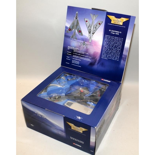 123 - Aviation Archive Limited Edition 1:72 scale Die-Cast Model Aircraft: EE Lightning F3 5 Sqn 1978 ref:... 