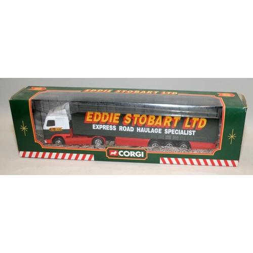 203 - 4 x boxed Eddie Stobart die-cast vehicles c/w a Hinz & Kunst model Go Kart