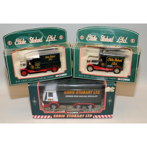 203 - 4 x boxed Eddie Stobart die-cast vehicles c/w a Hinz & Kunst model Go Kart