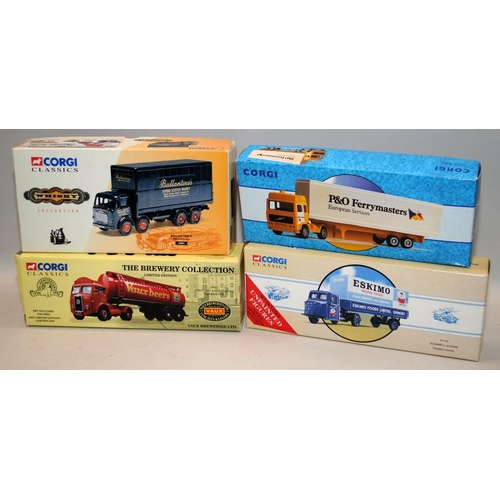 210 - Corgi Classics Scammell Scarab ref:97335, Ballantyne's Albion Lorry ref:26001, Atkinson's Articulate... 