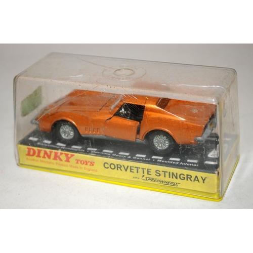 227 - Vintage Dinky Speedwheels Lotus Europa No.218, good model in clean box (missing internal flaps one e... 