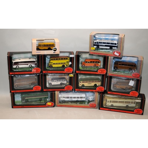 206 - A collection of die-cast buses and coaches including local interest Bournemouth. Gilbow EFE and Oxfo... 