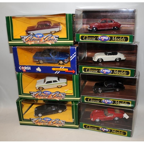 239 - A collection of Corgi and Dinky die-cast model vehicles c/w a die-cast model tandem. 15 items in lot... 