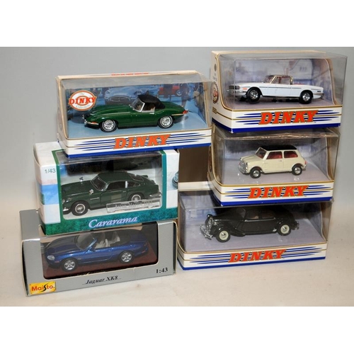 239 - A collection of Corgi and Dinky die-cast model vehicles c/w a die-cast model tandem. 15 items in lot... 