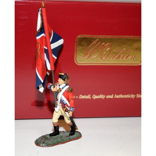 134 - Britain's Redcoats - British 48th Foot Ensign with Kings Colours1755-1763 ref:50031C. Limited editio... 