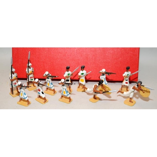 148 - Good Soldiers die-cast figures: Sudan 1890's Dervish Warriors. 12 figures, various poses, boxed