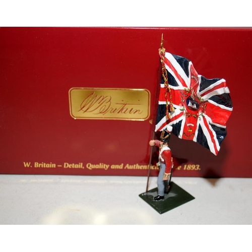 149 - Britain's Redcoats British Ensign 27th Inniskilling Regiment of Foot, Kings Colour 1815. 2012 Milita... 