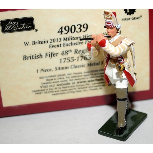 150 - Britain's Redcoats British Fifer 48th Regiment of Foot, 1755-1763. 20123 Military History Weekend ex... 