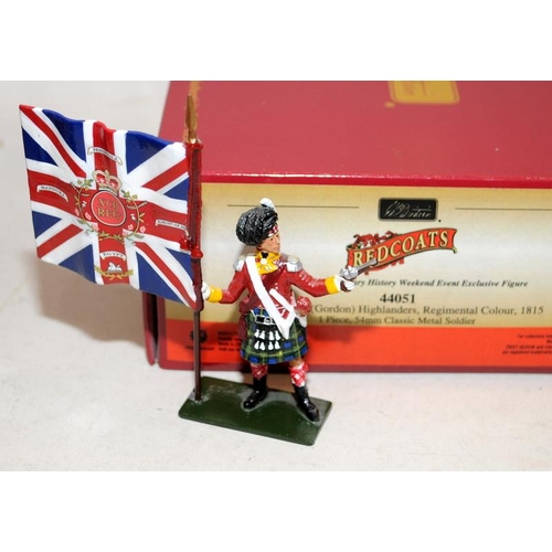 151 - Britain's Redcoats 2011 London Event Exclusive figures: 44050 Ensign 92nd (Gordon ) Highlanders King... 