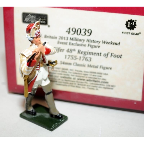 156 - Britain's Redcoats British Fifer 48th Regiment of Foot, 1755-1763. 20123 Military History Weekend ex... 