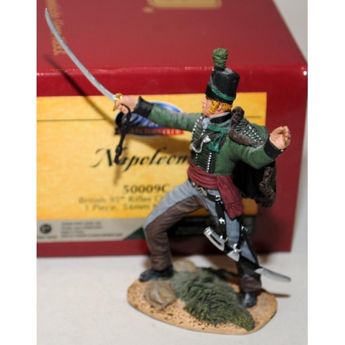 162 - Britain's Napoleonic War limited edition figure: 50009C British 95th Rifles Officer 1815, your very ... 