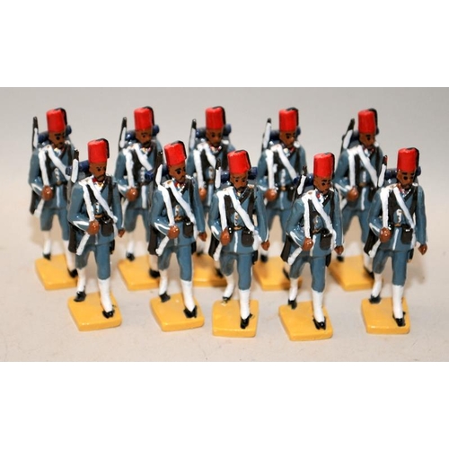 172 - Good Soldiers die-cast figures: 1890's Sudan 10 x British Sudanese Infantry c/w 10 x Good Soldiers E... 