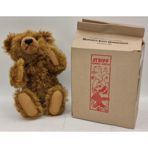 294 - Steiff limited edition 1079/2000 Irish Teddy Bear reddish brown 35cm. Boxed with certificate.