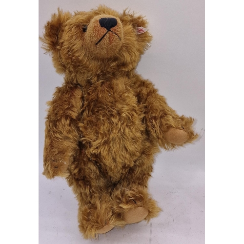 294 - Steiff limited edition 1079/2000 Irish Teddy Bear reddish brown 35cm. Boxed with certificate.