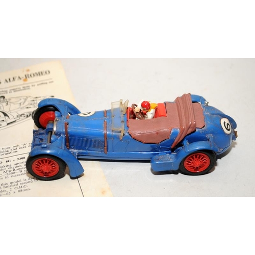 192 - Early Scalextric Alfa Romeo slot car ref:MM/C65