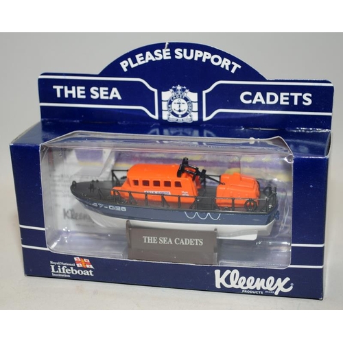 259 - Lladro die-cast models: On Behalf of RNLI and Sea Cadets, sponsored by Kleenex. 18 x boxed models