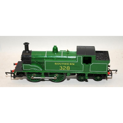 103A - Hornby OO gauge Class M7 Tank Southern Railways Green No.328 ref:R754. Recently professionally refur... 