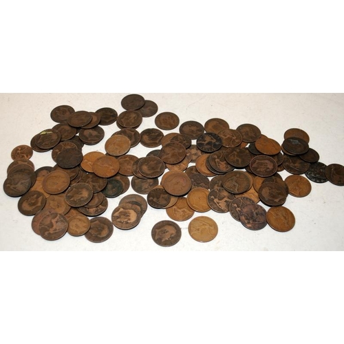 117 - A large collection of GB Edwardian 1d One Pennies. Approx 1kg in weight