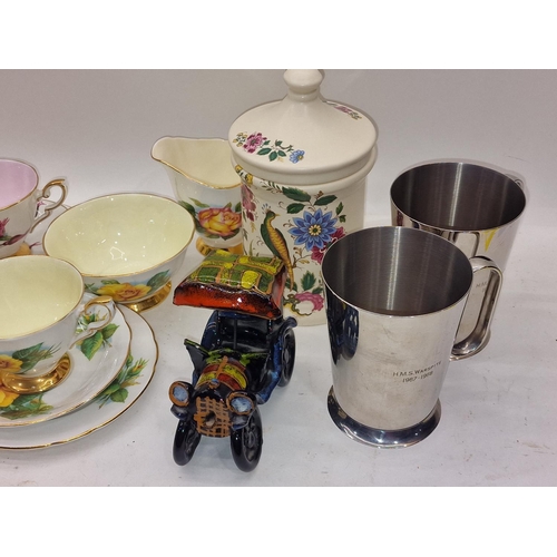 67 - Paragon china tea set for six place settings to include milk jug and sugar bowl together with a Purb... 