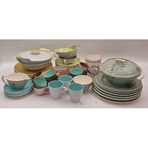 68 - Poole Pottery quantity of mainly vintage Twin Tone dinner and tea ware together with other Poole Pot... 