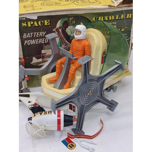 102 - Marx toys vintage 1960's battery operated Space Crawler featuring 