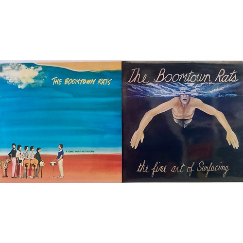 173 - THE BOOMTOWN RATS VINYL LP RECORDS X 2. Here are 2 original albums entitled - The Fine Art Of Surfac... 