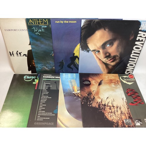 45 - COLLECTION OF VARIOUS VINYL LP RECORDS. Here we find artists to include - Blondie - OMD - Chris Rea ... 