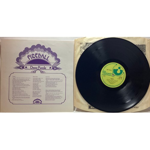 41 - DEEP PURPLE ‘FIREBALL’ GATEFOLD SLEEVED VINYL ALBUM. Ex condition album here on Harvest SHVL 793 fro... 