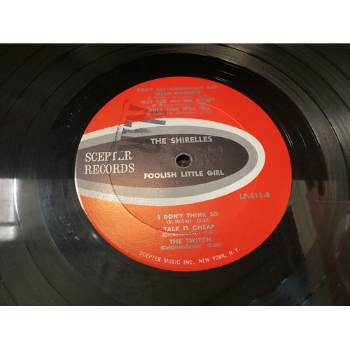 89 - THE SHIRELLES  ‘FOOLISH LITTLE GIRL’ US RELEASE VINYL LP. From 1963 on Scepter Records LP 511 and fo... 