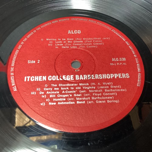 8 - THREADS OF LIFE - ALCO AND THE ITCHEN COLLEGE BARBERSHOPPERS ORCHESTRA. PRIVATE PRESS PROG / FOLK RO... 