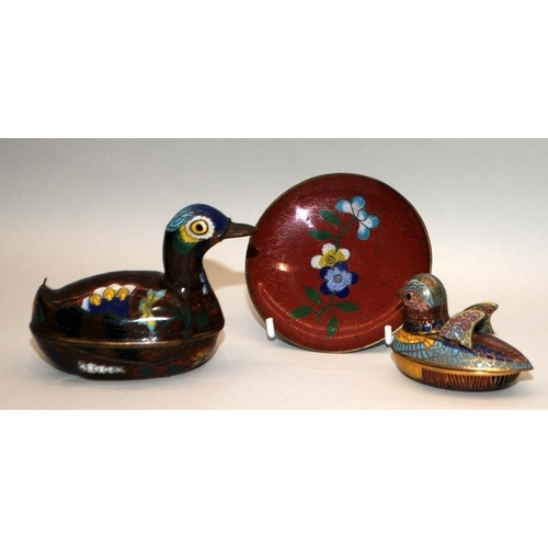 5 - Collection of Japanese cloisonne some Meiji period early 19th century