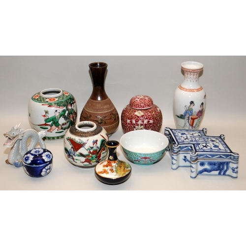 9 - Collection of Oriental pottery