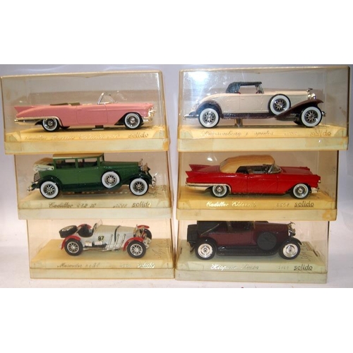 236 - A collection of boxed die cast model vehicles, mostly from the Solido Age d'Or range.