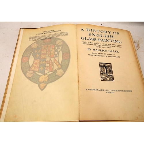 1912 volume A History of English Glass Painting by Maurice Drake