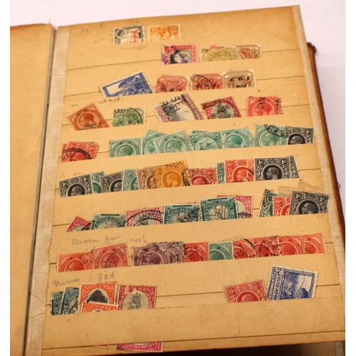 112 - a collection of stamp albums and stock books including early examples, good lot to sort through