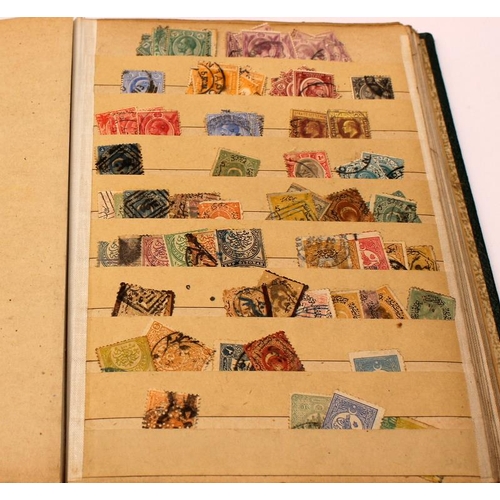 112 - a collection of stamp albums and stock books including early examples, good lot to sort through