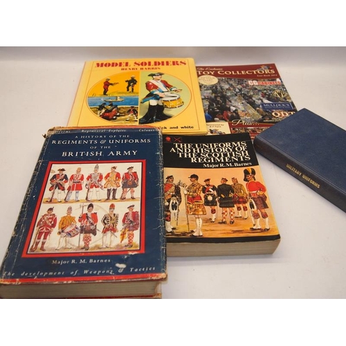 18 - A quantity of reference books relating to collecting model soldiers including a number of titles rel... 