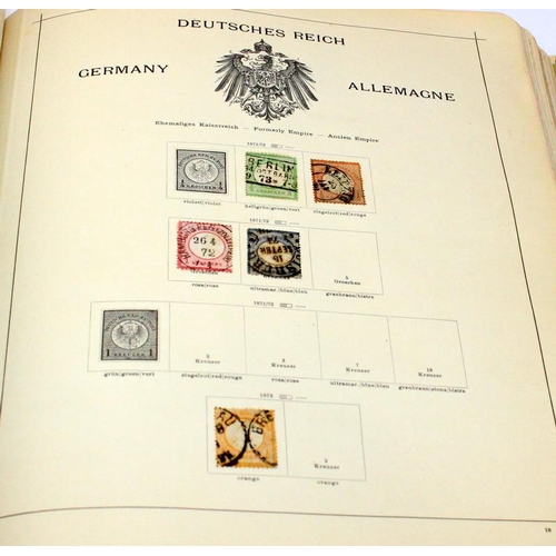 199 - Superb postage stamp album of Germany and German States, lots of early Victorian regional issues. Go... 