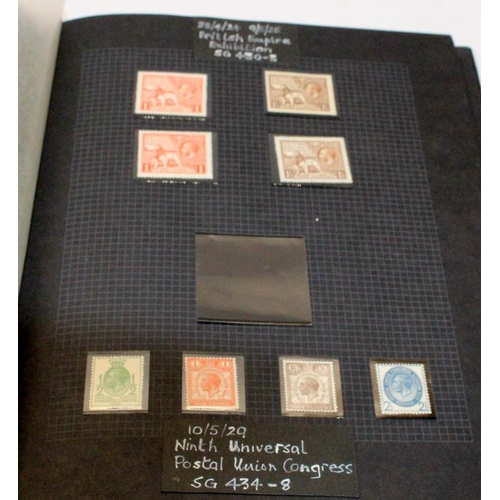 203 - Super album of GB postage stamps from George V onwards. Well catalogued and annotated including SG r... 