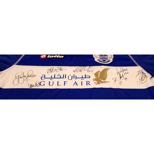 51 - 2008-2009 season Queens Park Rangers signed short sleeve football shirt. 18 signatures including Pat... 