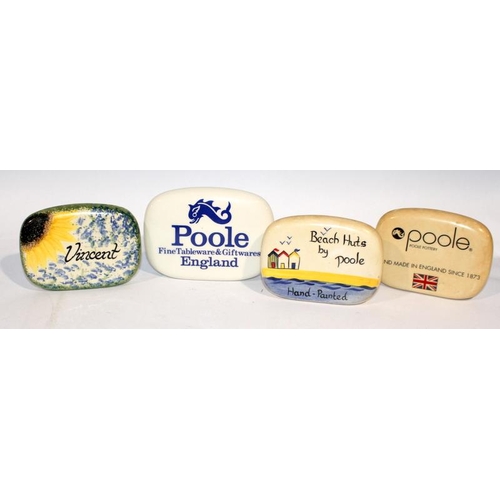 72 - Poole Pottery point of sale advertising signs to include Vincent, Tableware & Giftware, Beach Huts p... 