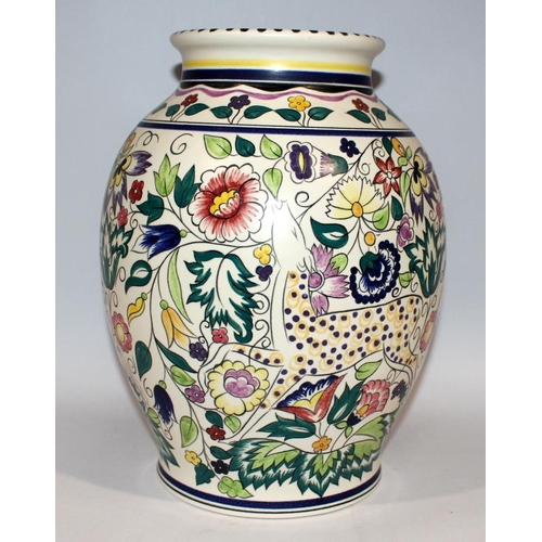 179 - Poole Pottery large SK pattern (Persian Deer) vase decorated by Donna Ridout 13